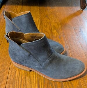 Kork-Ease Blue Ryder Suede Ankle Boot Size 6